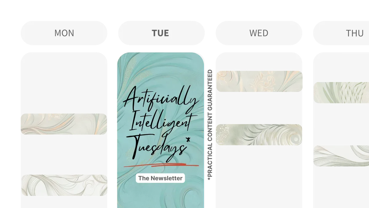 Artificially Intelligent Tuesdays